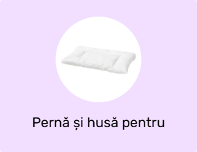 Pernă și husă pentru bebeluși și copii