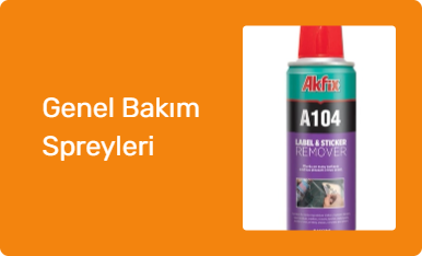 Genel Bakım Spreyleri