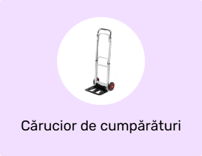Cărucior de cumpărături și geantă