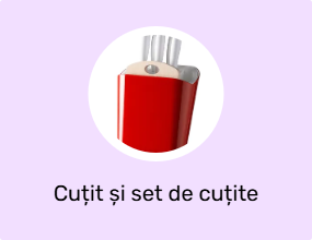 Cuțit și set de cuțite
