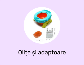 Olițe și adaptoare pentru scaunul de toaletă