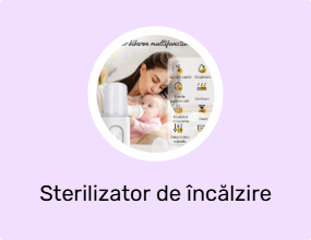 Sterilizator de încălzire a sticlei pentru copii