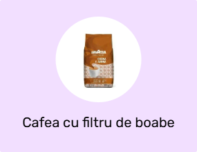 Cafea cu filtru de boabe