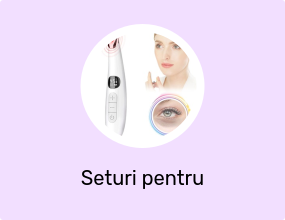Aparat Masaj Ochi terapie Cald-Rece, 500mAh, 48g, Anti-Pungi Oculare, Cearcăne, Ochi si Buze