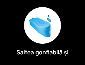 Saltea gonflabilă și pernă