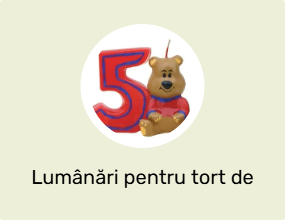 Lumânări pentru tort de ziua de naștere