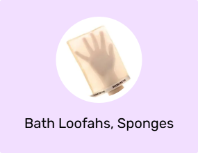 Bath Loofahs, Sponges & Poufs