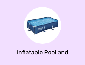 Inflatable Pool and Accessories
