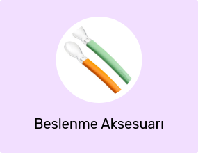 2’Li Yumuşak Uçlu Silikon Mama Kaşığı Seti Ek Gıdaya Geçiş Beslenme Kaşığı Yeşil Turuncu