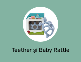 Teether și Baby Rattle