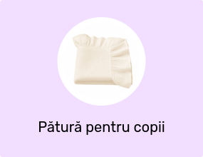 Paturica dubla din muselina cu volan premium – Ivory