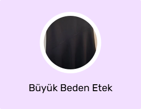 Büyük Beden Etek