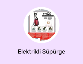 Elektrikli Süpürge Aksesuarları
