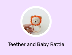 Teether and Baby Rattle