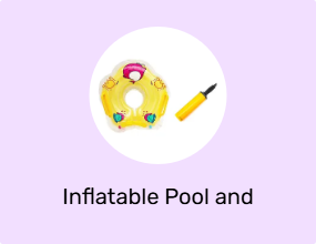 Inflatable Pool and Accessories