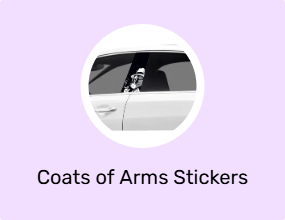 Coats of Arms Stickers & Phosphor Strips