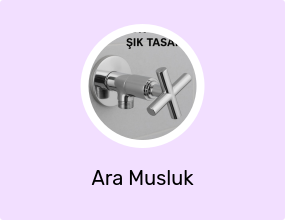 Koç Taharet Musluğu Ara Musluk Krom Paslanmaz Hijyenik Banyo Musluğu