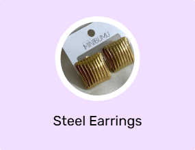 Steel Earrings