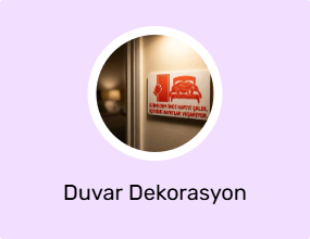 Duvar Dekorasyon Ürünü