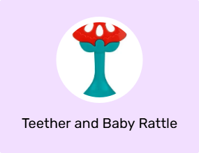 Teether and Baby Rattle