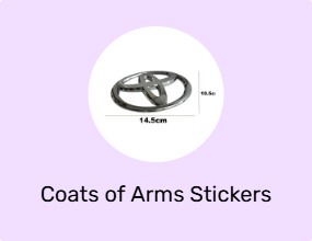 Coats of Arms Stickers & Phosphor Strips