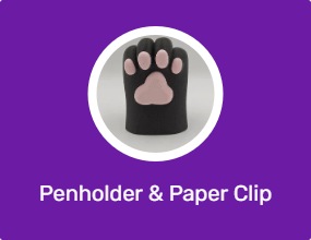 Penholder & Paper Clip