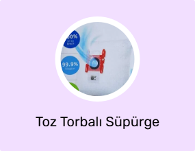 Toz Torbalı Süpürge