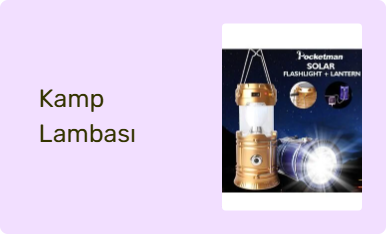 Kamp Lambası