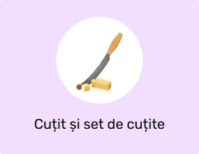 Cuțit și set de cuțite