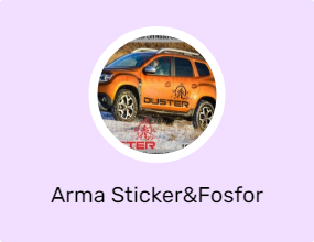Arma Sticker&Fosfor Şeritler