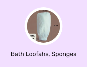 Bath Loofahs, Sponges & Poufs