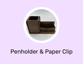 Penholder & Paper Clip