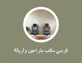 كرسي مكتب بذراعين وأريكة