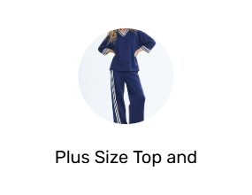 Plus Size Top and Bottom Set