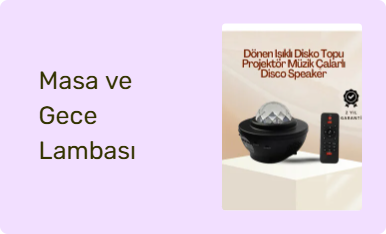 Masa ve Gece Lambası