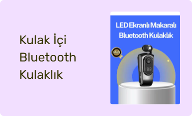 Kulak İçi Bluetooth Kulaklık