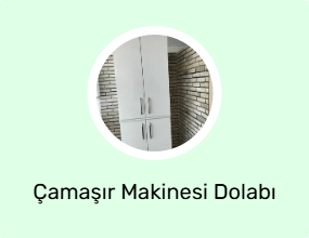 Çamaşır Makinesi Dolabı