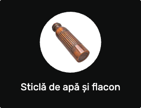 Sticlă de apă și flacon de apă