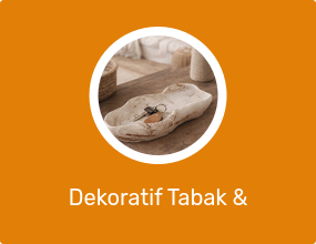 Dekoratif Tabak & Kase