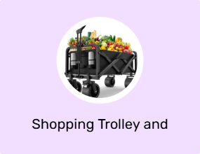 Shopping Trolley and Bag