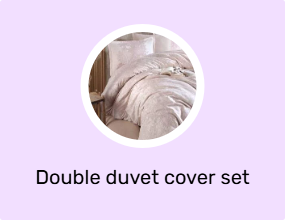 Double duvet cover set