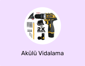 Akülü Vidalama