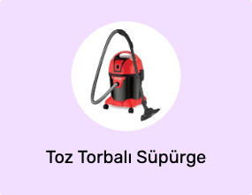 Toz Torbalı Süpürge