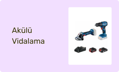 Akülü Vidalama