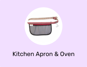 Kitchen Apron & Oven Mitts