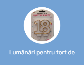 Lumânări pentru tort de ziua de naștere