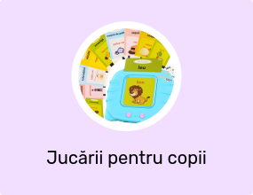 Cititor audio de carduri bilingv – Română & Engleză Roz (224 carduri / 448 cuvinte)