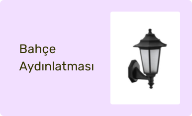 Bahçe Aydınlatması