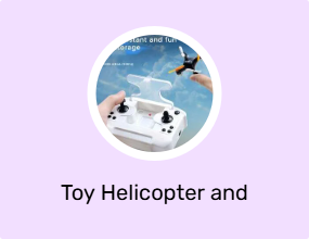 Toy Helicopter and Airplane