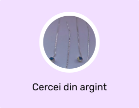 Cercei din argint